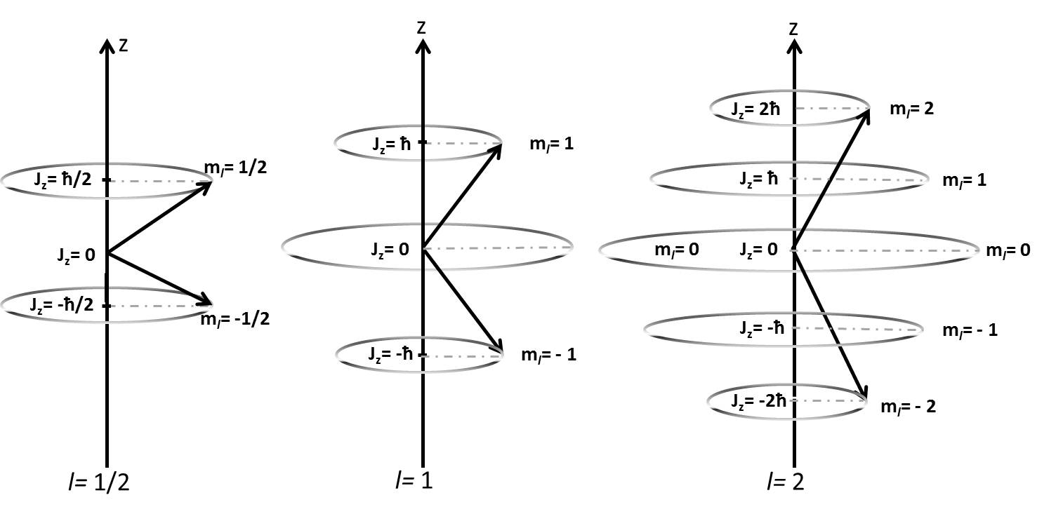 Quantization and Operators, angular momentum - Magnetic quantum numbers - axes correspondence - Physics Stack Exchange