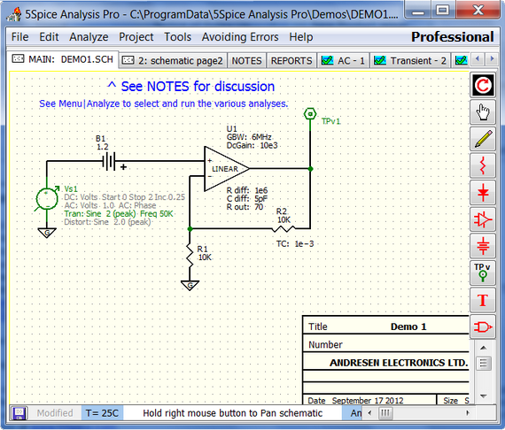 Popular SPICE Simulators, Electronic Circuit Design / Simulation Software - Electronics Lab
