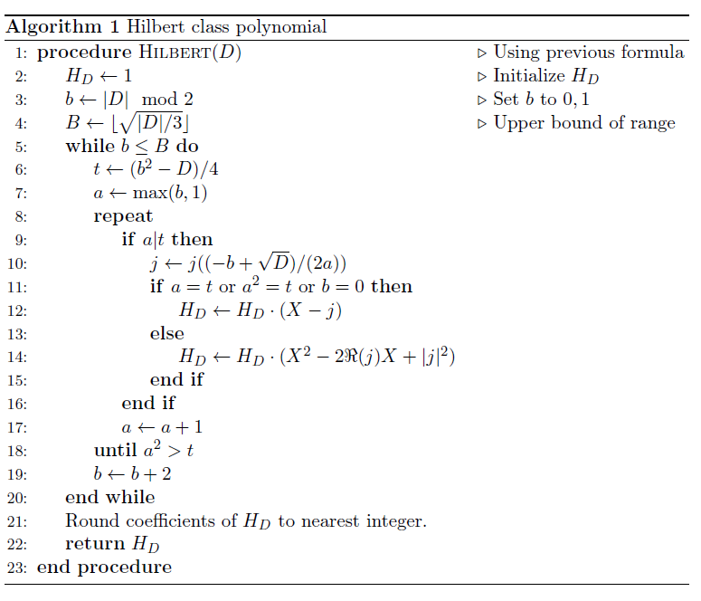 Concept and Properties of Prime Ideals, algebraic number theory - On Hilbert Class Polynomial - Mathematics Stack Exchange