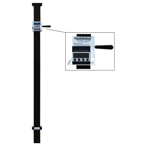 Proper techniques for measuring height and weight, File:QuickMedical digital stadiometer.jpg - Wikimedia Commons