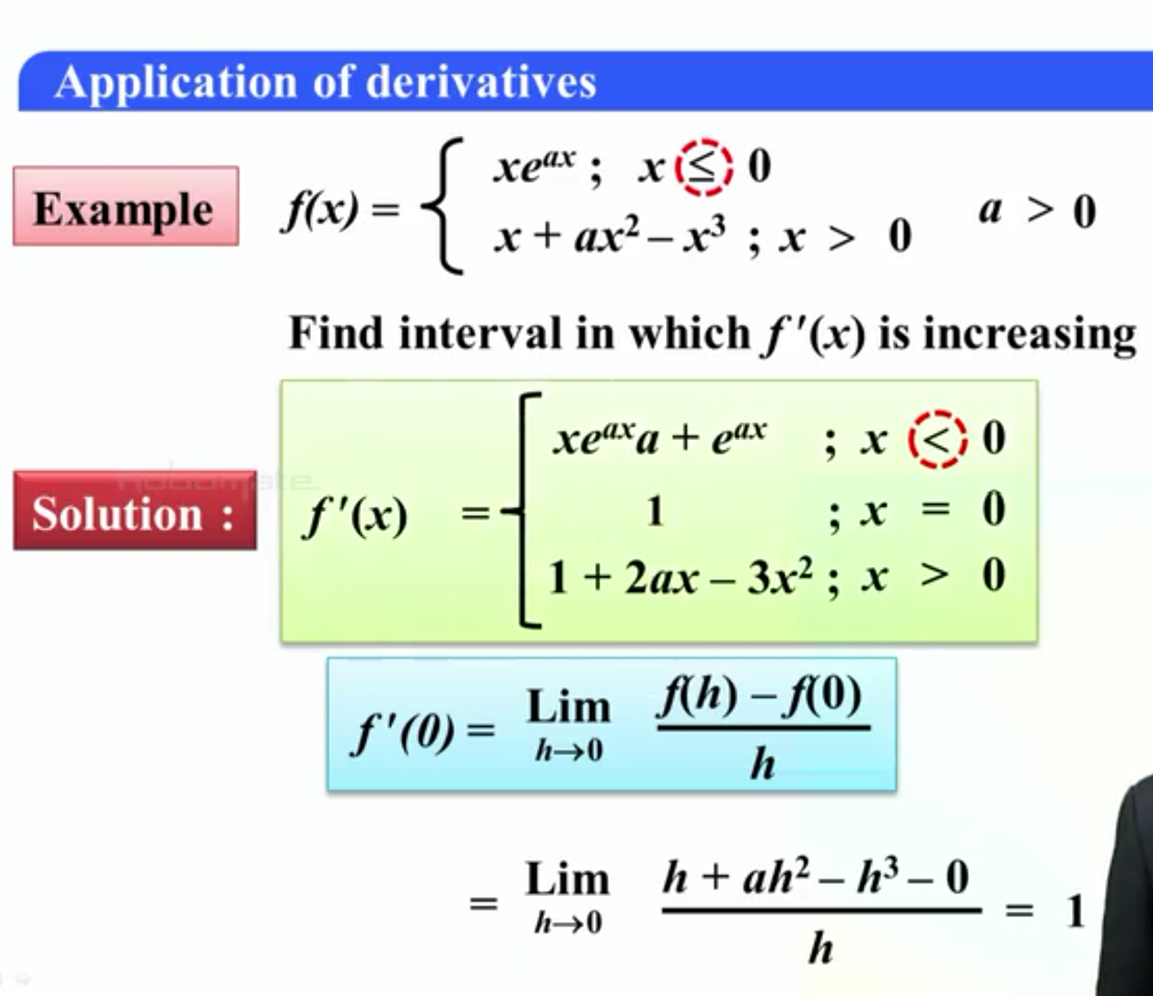 Pure and Mixed Partial Derivatives, calculus - Derivative of piecewise functions - Mathematics Stack Exchange