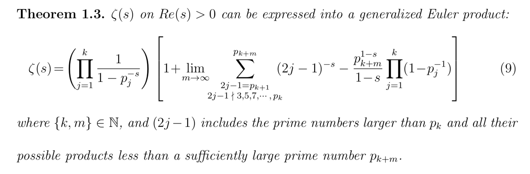 Definition and Properties of the Riemann Zeta Function, Euler product approximation of the Riemann zeta function - MathOverflow