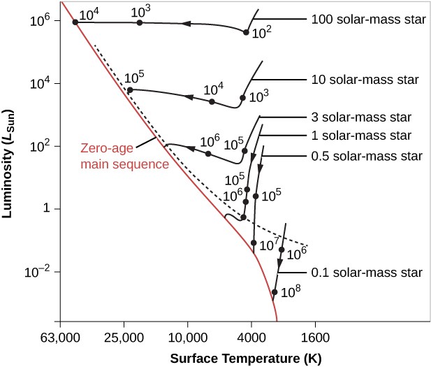 Subgiant and Hertzsprung Gap Phases, 21.2 The H–R Diagram and the Study of Stellar Evolution | Astronomy
