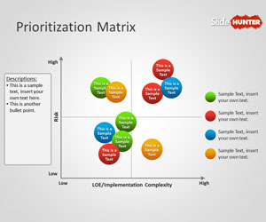 Time constraints vs complexity, Free Prioritization Matrix PowerPoint Template - Free PowerPoint Templates - SlideHunter.com
