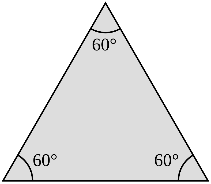 Types of triangles, File:Basic equilateral triangle.svg - Wikimedia Commons