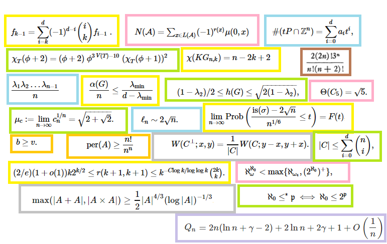 Understanding generating functions, co.combinatorics - Important formulas in Combinatorics - MathOverflow