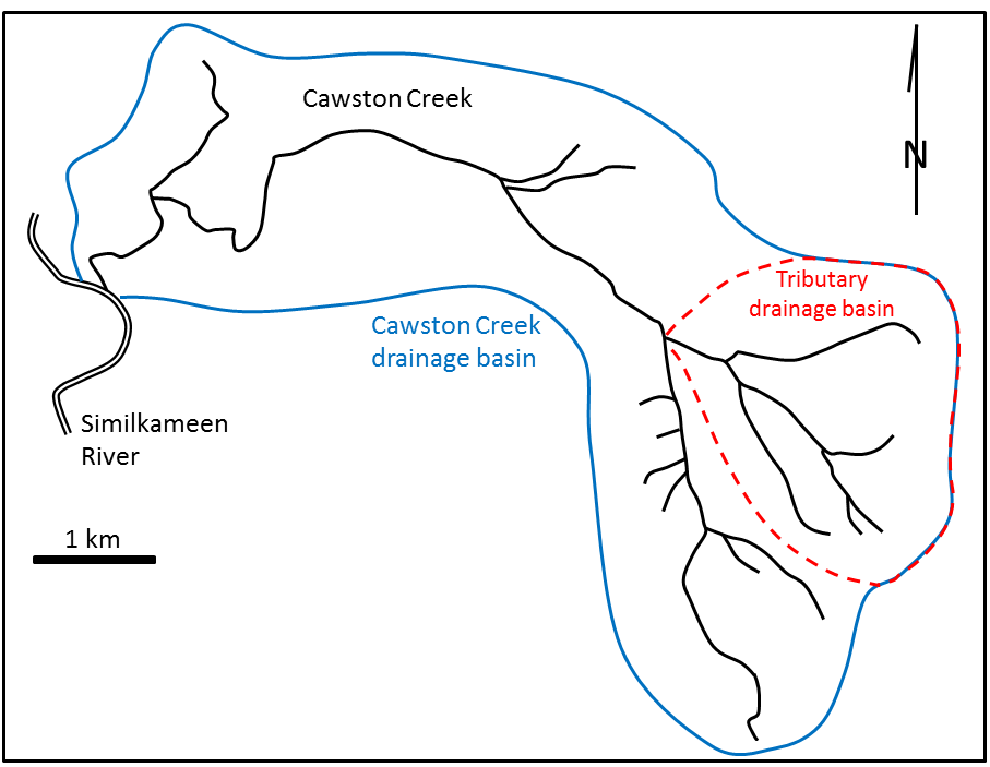 Watershed structure and boundaries, 13.2 Drainage Basins – Physical Geology – 2nd Edition