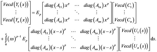Physical systems and differential equations, The Exact Solutions of Such Coupled Linear Matrix Fractional Differential Equations of Diagonal ...
