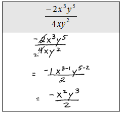 Simplification with exponent properties, OpenAlgebra.com: Free Algebra Study Guide & Video Tutorials: Rules of Exponents