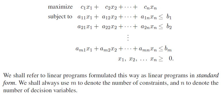 Components and structure, self learning - What is the standard form of a linear programming (LP) problem? - Mathematics ...