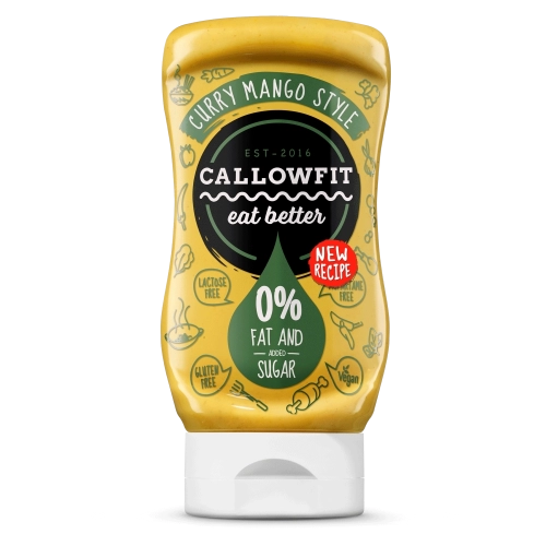 Salsa ahumada Curry Mango Style sin agregar grasa y az?car Callowfit