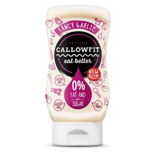 Salsa ahumada Fancy Garlic sin agregar grasa y az?car Callowfit