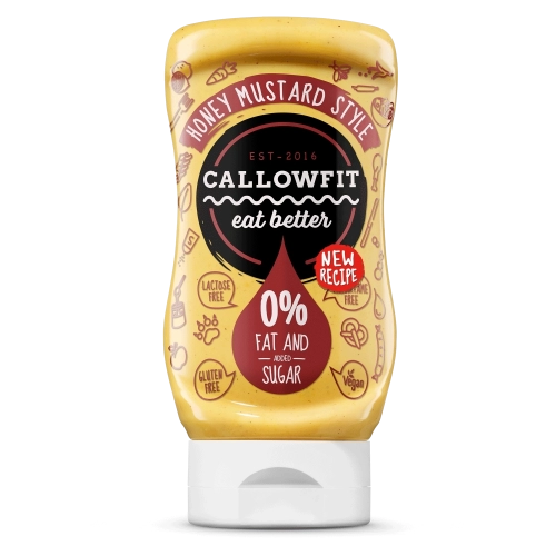 Salsa ahumada Honey Mustard Style sin agregar grasa y az?car Callowfit