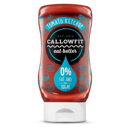 Salsa ahumada tomato ketchup sin agregar grasa y az?car Callowfit