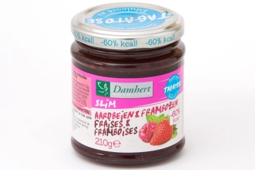 Aardbei framboos dieet jam