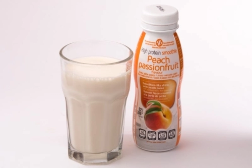 Smoothie perzik proteïne drank