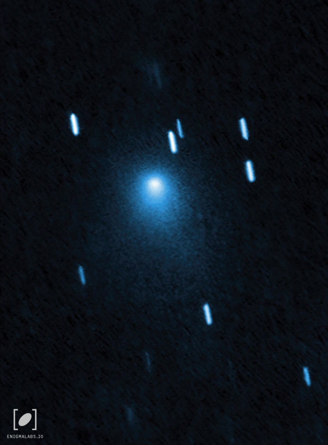 Hubble Telescope Capture Helps Estimate Size (3I/ATLAS)