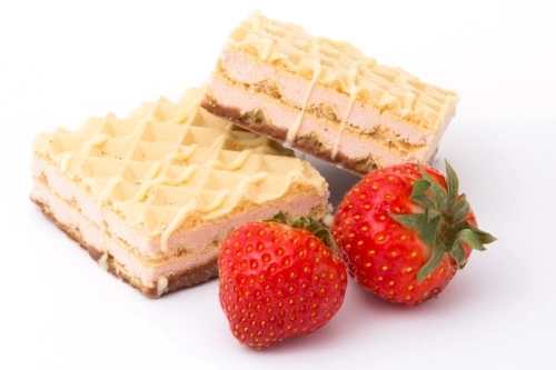 Aardbeien wafels proteïne dieet