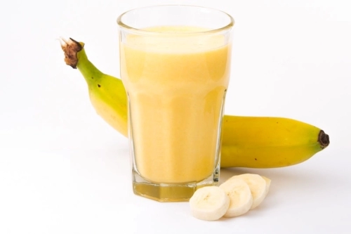 Banaan shake of pudding