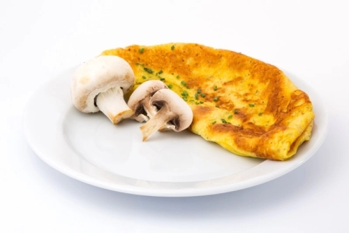 Omelet champignon dieet