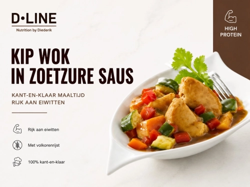 Kip wok in zoetzure saus fase 1 proteïne dieet