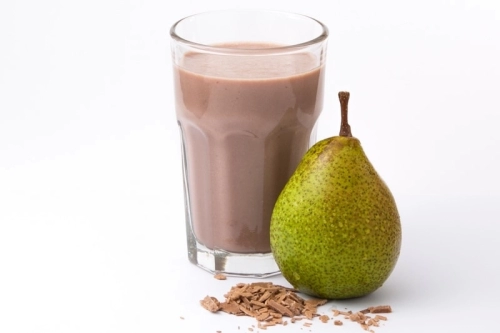Peer chocolade shake of pudding proteïne dieet