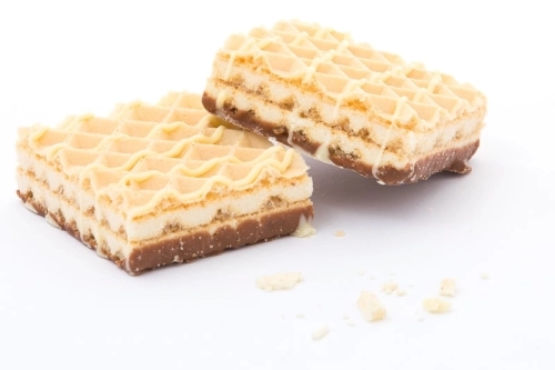 Witte chocolade wafels