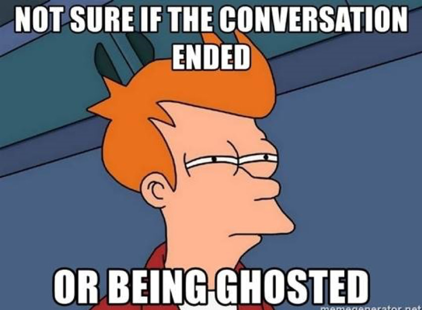 Candidate's thoughts after not getting response from a recruiter