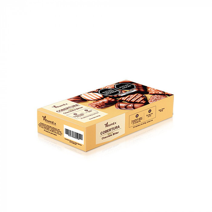 COBERTURA EN TABLETA x100gr ROMEX SABOR A CHOCOLATE x600gr COBERTURA EN TABLETA x100gr ROMEX SABOR A CHOCOLATE x600gr