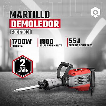 MARTILLO DEMOLEDOR 1700W RDB170001 RANKOR