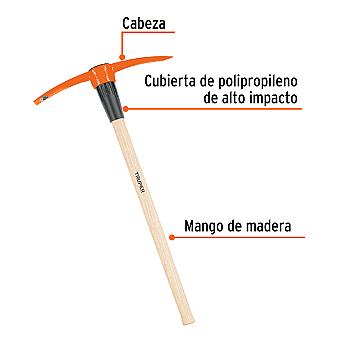 PICO MANGO MADERA 36" ESCOPLO 50MM 5LB 10635 TRUPER