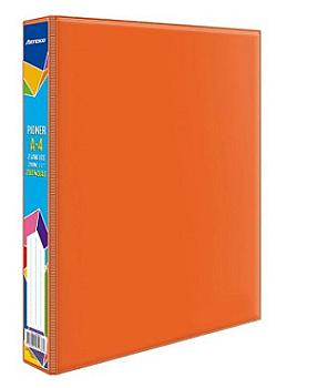 PIONER ESCOLAR ARTESCO A4 2 ANILLOS 25 MM NARANJA