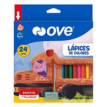 COLORES LARGOS OVE TRIANGULARES X 24 UND