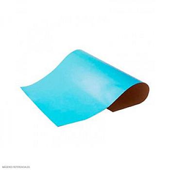 CARTULINA PLASTIFICADA BARNIZ CELESTE X 2 UND