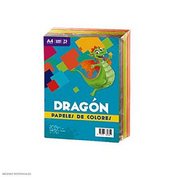 PAPEL ARCO IRIS A4 75/70 G COLORES SURTIDOS X 500
