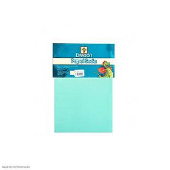 PAPEL SEDA TURQUESA  X 3 UND