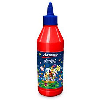 TÉMPERA ARTESCO ROJO 250 ML