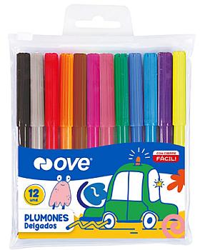 PLUMÓN DELGADO OVE 45 ESTUCHE X 12 UND