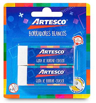 BORRADOR BLANCO GRANDE ARTESCO X 2 UND