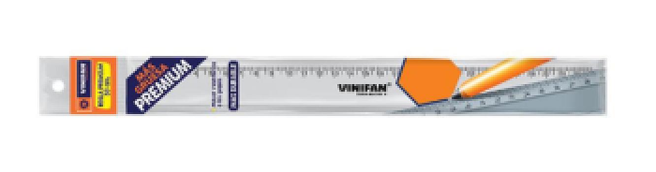 REGLA VINIFAN TRANSPARENTE 30 CM
