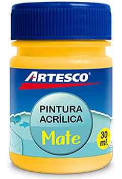 PINTURA ACRÍLICA ARTESCO MATE AMARILLO 30 ML
