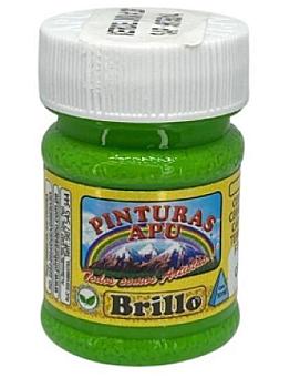 PINTURAS APU CON BRILLO VERDE LIMON 30ML