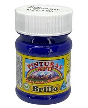 PINTURAS APU CON BRILLO AZUL COBALTO 30ML