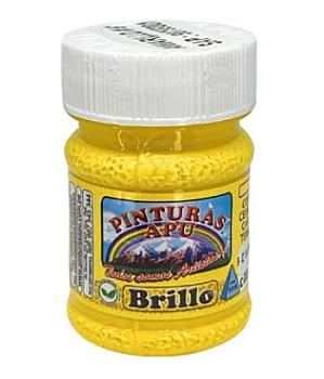PINTURAS APU CON BRILLO AMARILLO 30ML