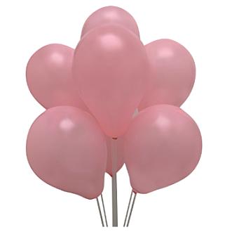 GLOBOS N° 9 ROSADO PASTEL BOLSA X 100 UND PAYASO