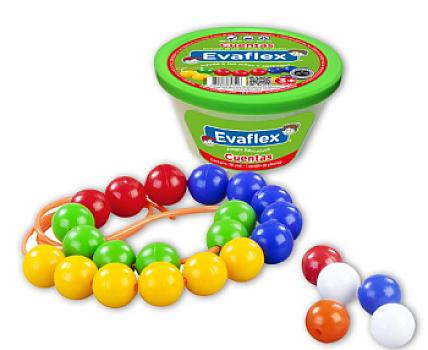 JUEGO DIDÁCTICO EVAFLEX CUENTAS ESCOLARES TÁPER X 36 PIEZAS