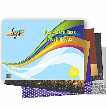 BLOCK CARTULINA SYS PLASTIFICADA 20 HOJAS