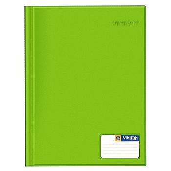 FOLDER VINIFAN OFICIO VERDE LIMÓN DOBLE TAPA CON GUSANO
