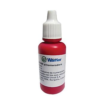 TINTA P/NUMERADORA 81206 -20 CC -COLOR ROJO