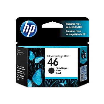 TINTA HP CZ637AL (46) NEGRO 1500 PGS